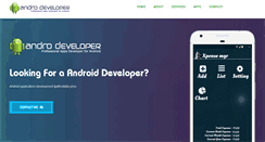 Desktop Screenshot of androdeveloper.com