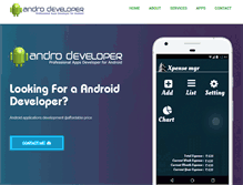 Tablet Screenshot of androdeveloper.com